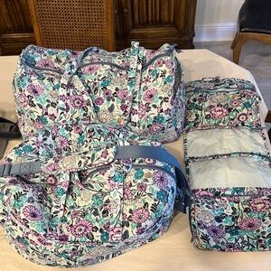 Floral Travel Bag Vera Bradly Set